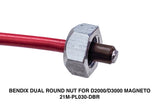 "P" Leads Dual Round Nut for D2000/D3000 Magneto