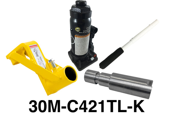 Cessna C421 Trailing Link Gear Pin, Adapter & 6 Ton Bottle Jack