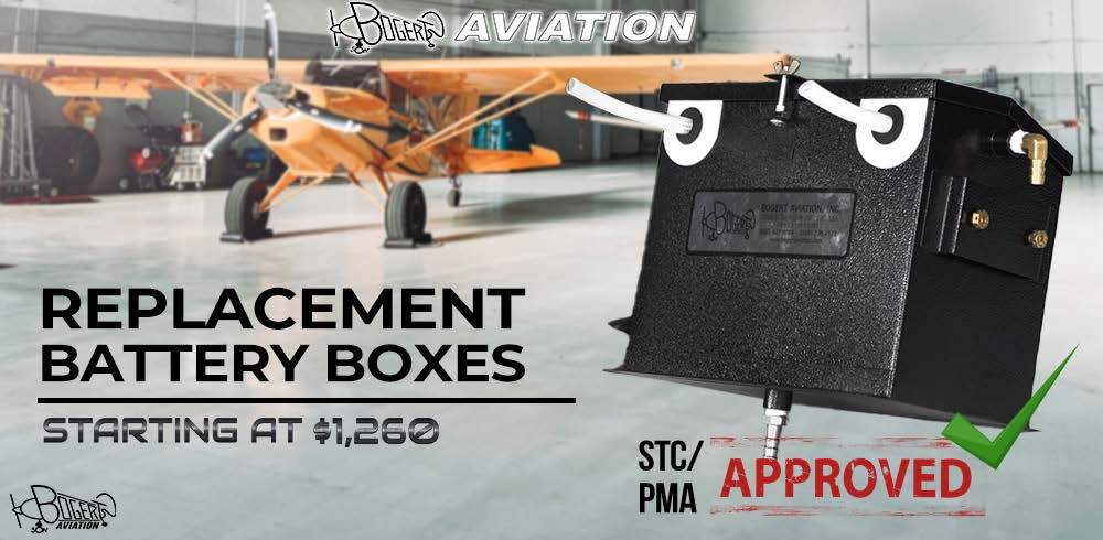 Piper Aircraft Replacement Battery Box