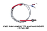 "P" Leads Dual Round Nut for D2000/D3000 Magneto