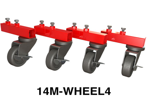 Set of 4 Small Wheels