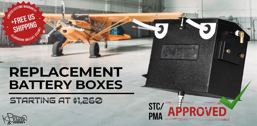 Piper Aircraft Replacement Battery Box